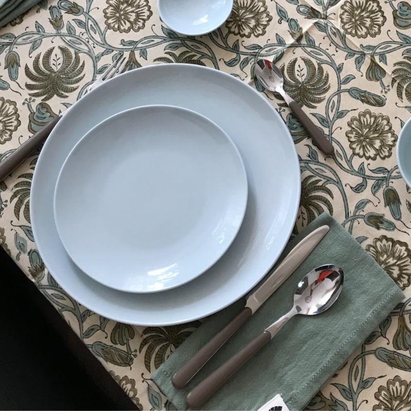 Brio hazelnoot, 24-delige bestekset | Kleuroptafel