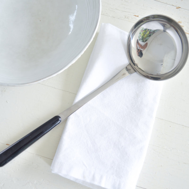 Brio zwart, soeplepel | 28 cm