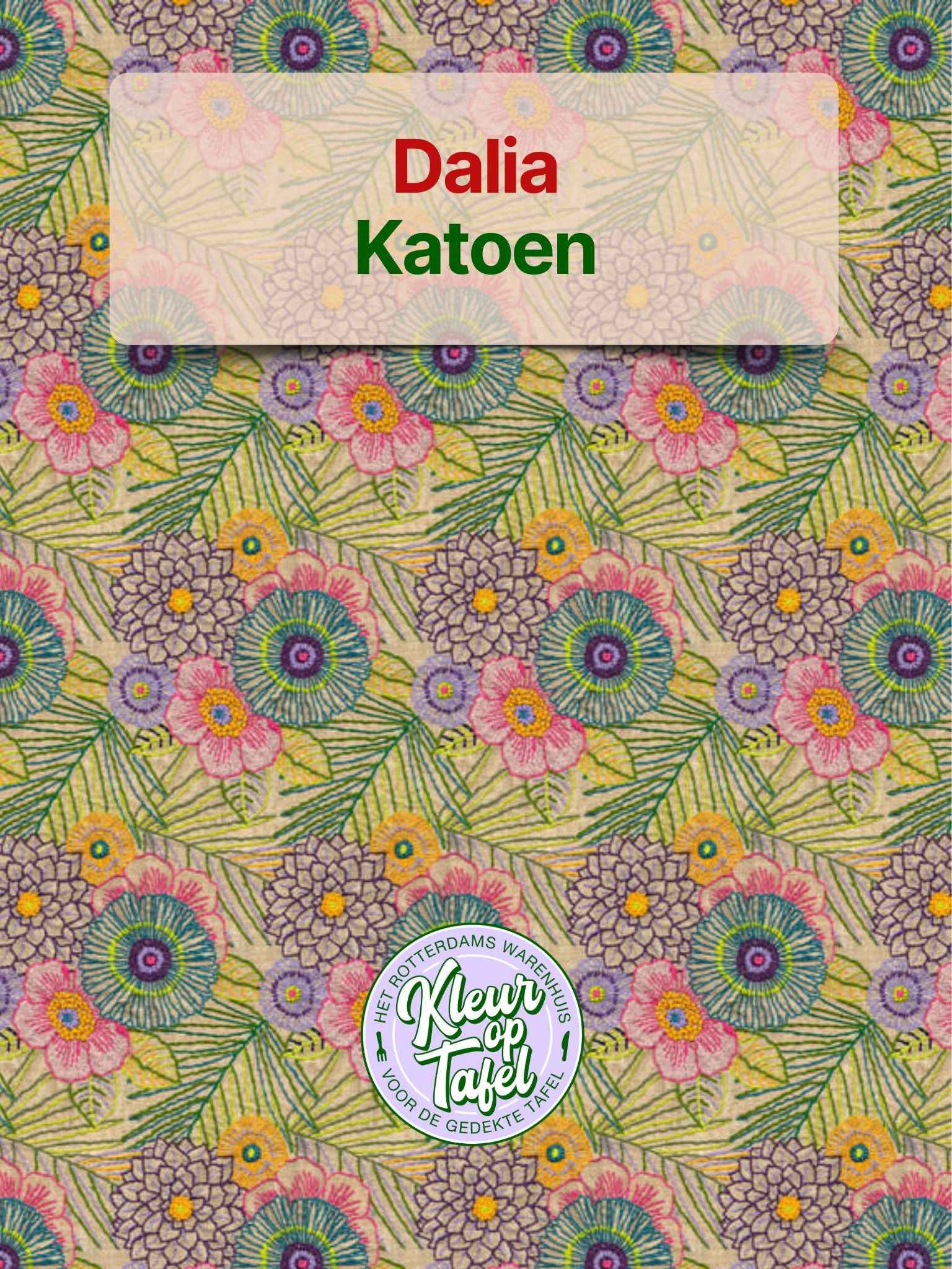 Custom-made (XL) tablecloth Jelly with underwater world, per half meter