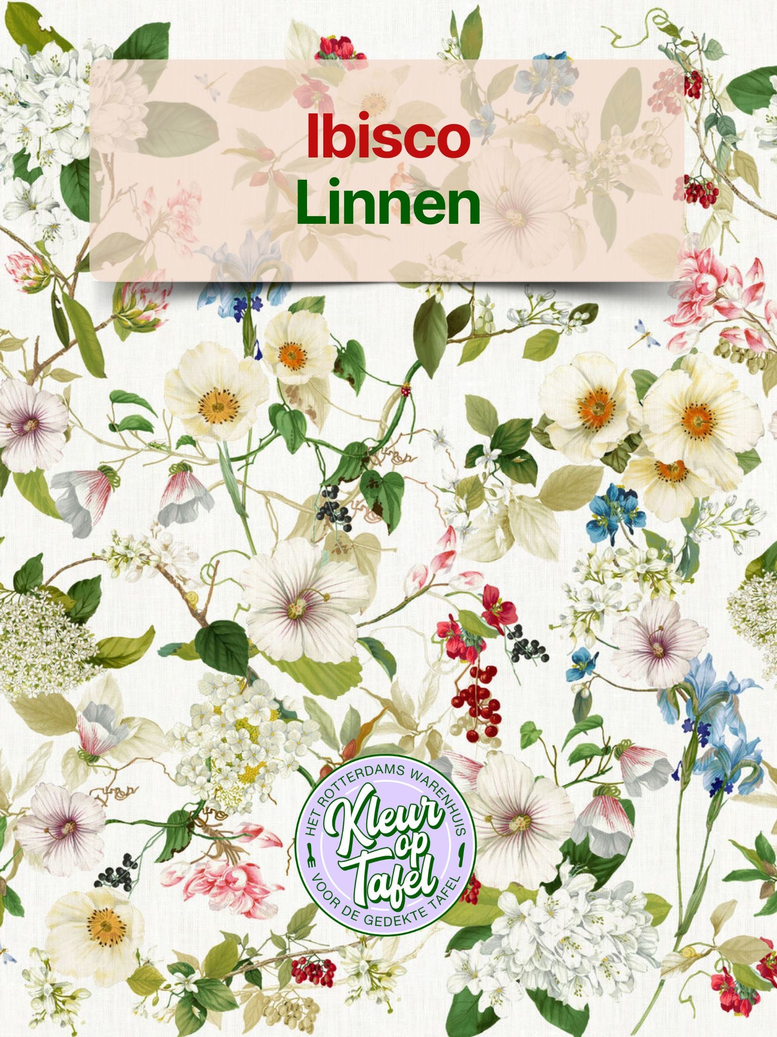 Custom-made (XL) tablecloth Jelly with underwater world, per half meter