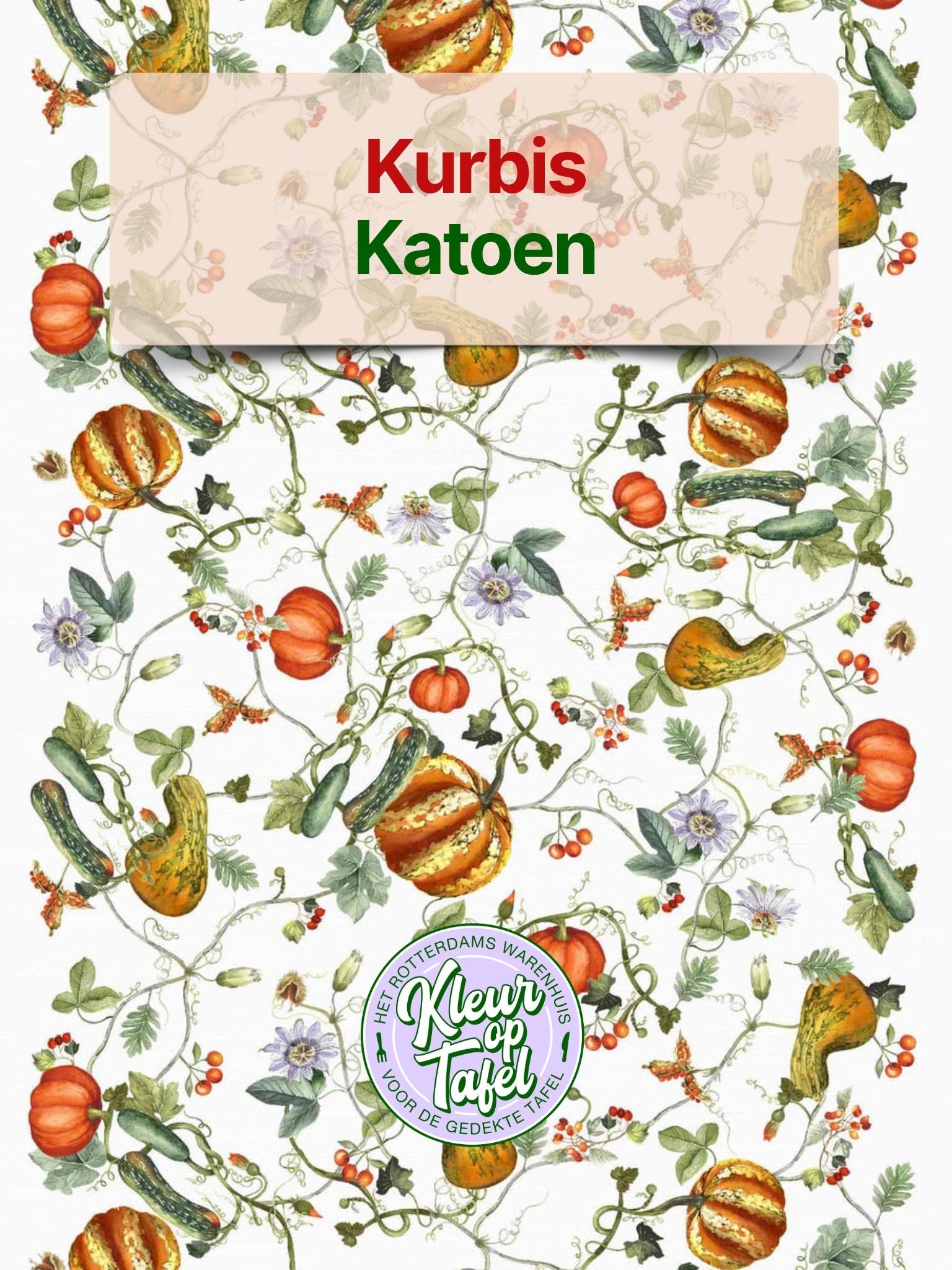 Custom-made (XL) tablecloth Jelly with underwater world, per half meter