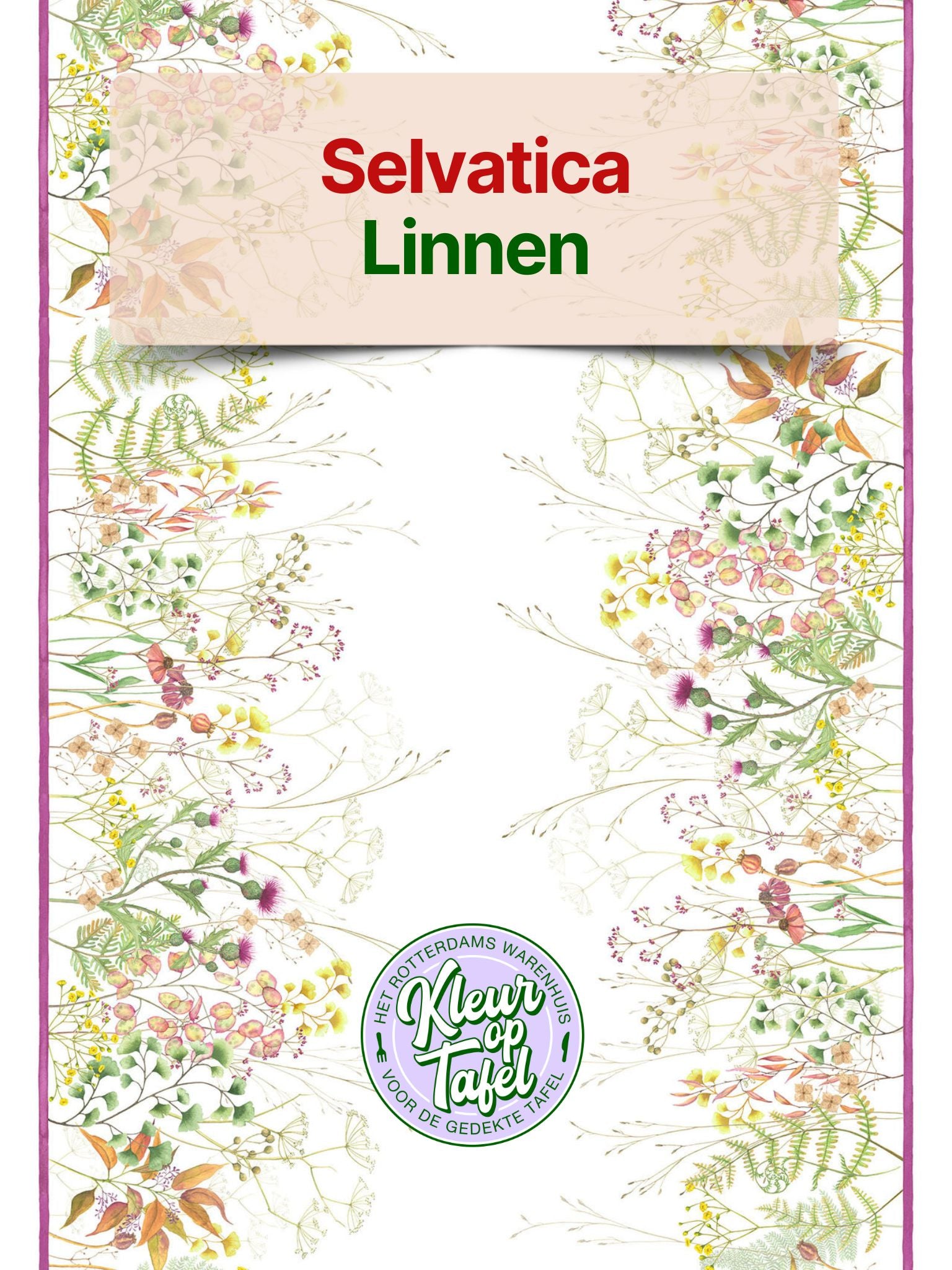 Custom-made (XL) tablecloth Jelly with underwater world, per half meter