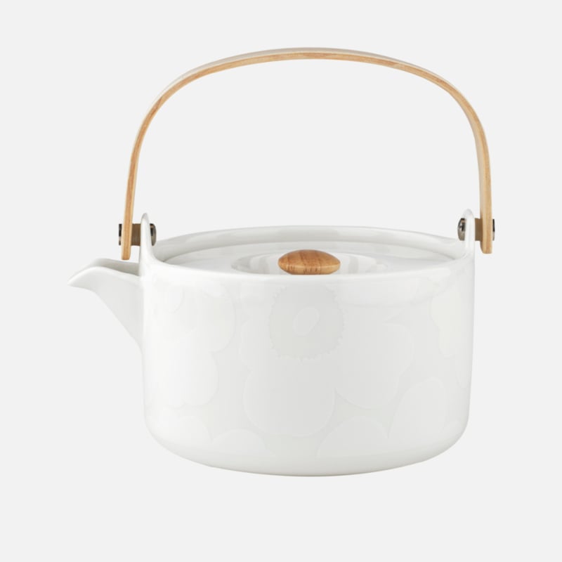 Marimekko Oiva Theepot Unikko wit 7 dl