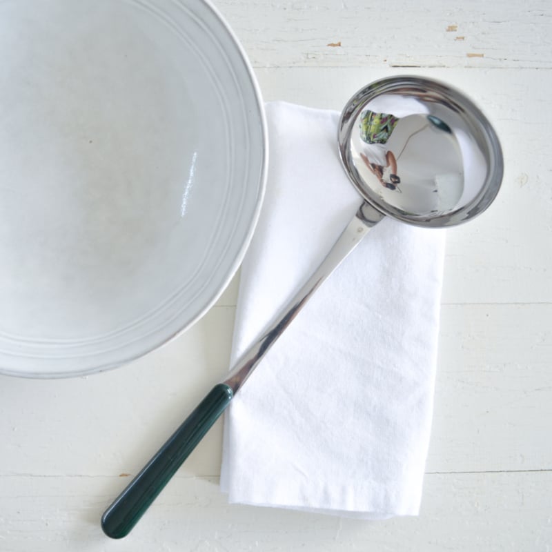 Brio donkergroen, soeplepel | 28 cm