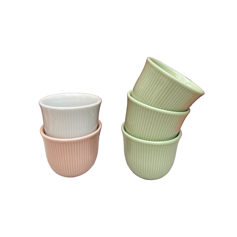 Loveramics Embossed tasting cup koffie 150 ml wit