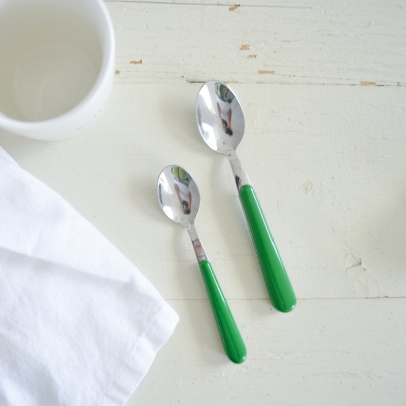 Brio groen, koffielepel | 14 cm