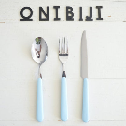 Brio lichtblauw, ontbijtlepel | 18 cm