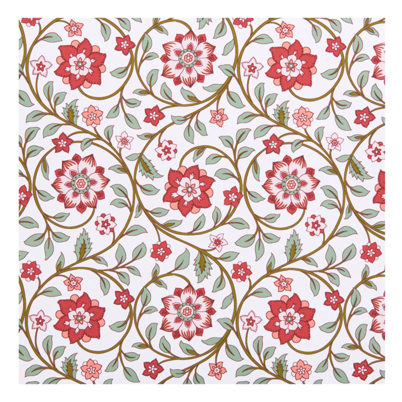 Bungalow rode papieren servetjes Roja Scarlet 50 stuks | 25 x 25 cm