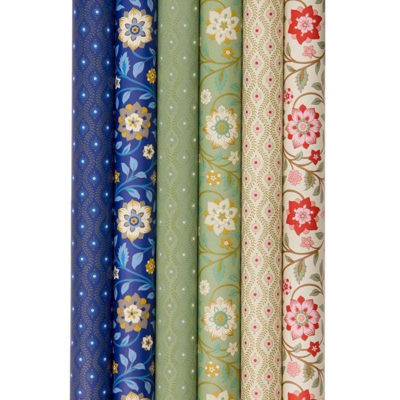 Rol inpakpapier Lulu Sage | 10 meter, 70 cm breed