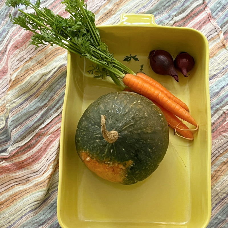 Gresnovo rechthoekige ovenschalen geel (agua limon) | Klein, Medium, Groot