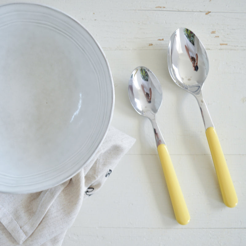 Brio lichtgeel, opscheplepel | 22 cm