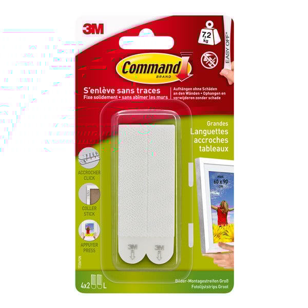 Bij de Stendig: 3M Command ophangstrips 8 stuks