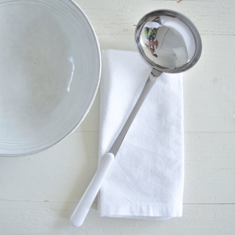 Brio wit, soeplepel | 28 cm