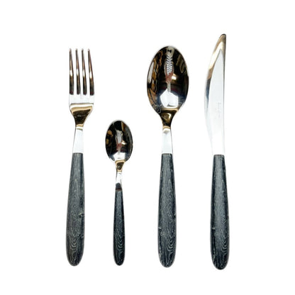 Vero Wood Wengé 24-delige bestekset