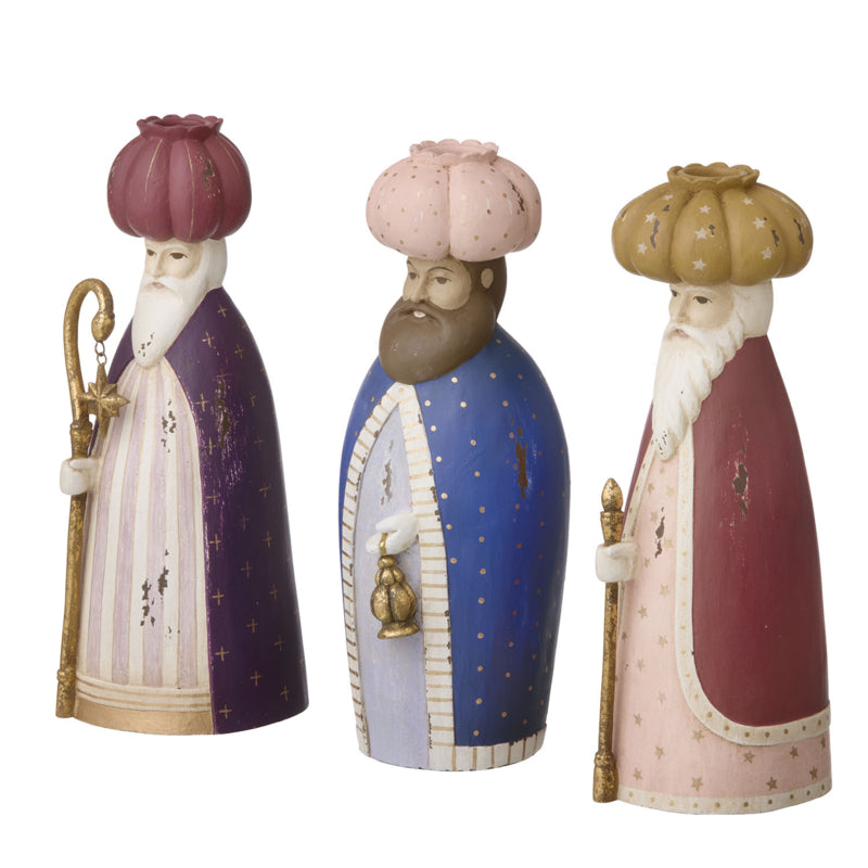 Bungalow KERST Drie Wijzen uit het Oosten / Drie Koningen kandelaars (Ruby)