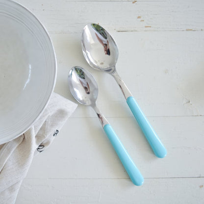 Brio turquoise, opscheplepel | 22 cm