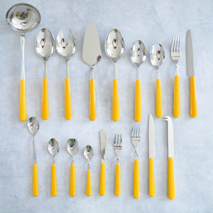 Brio dark yellow cake fork | 15 cm | Kleuroptafel