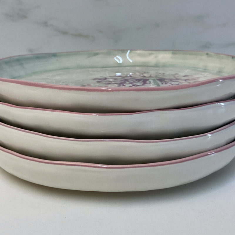 Duro Ceramics Bloom servies ontbijtbord allium (B) 24 cm