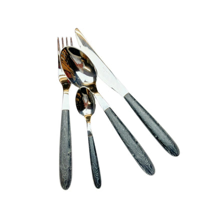 Vero Wood Wengé 24-delige bestekset