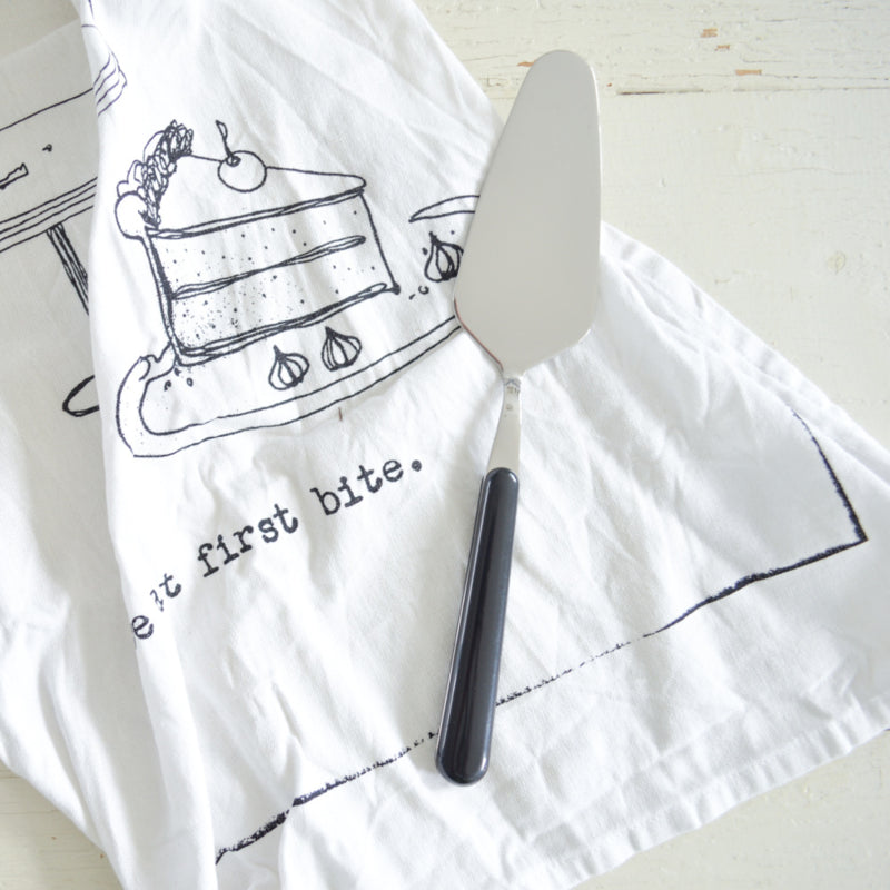 Brio zwart, taartschep | 24 cm