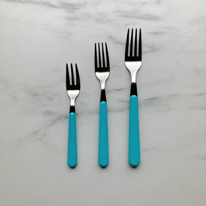 Brio turquoise, taartvorkje  | 15 cm