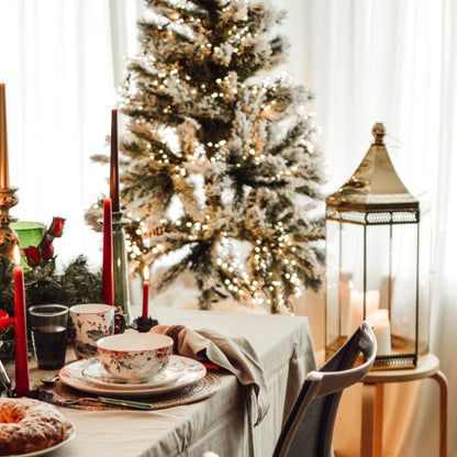 Lantern CHRISTMAS Kollam Golden 68 cm high