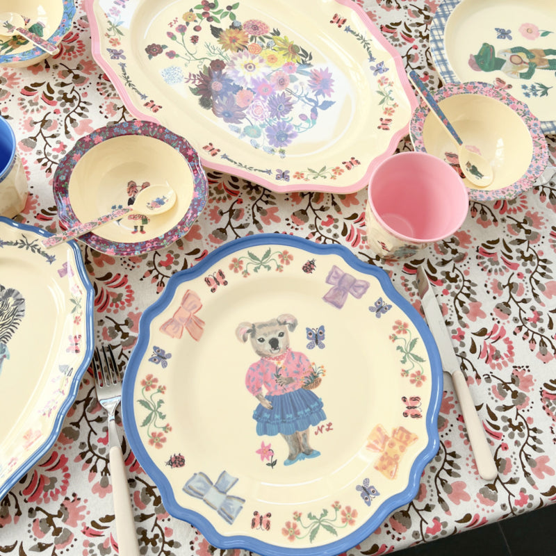 Rice * Nathalie Lété melamine beker koala en roze rand | 200 ml