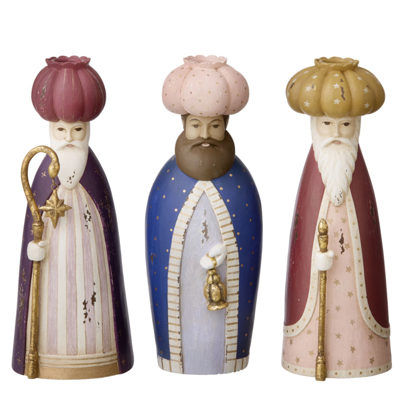 Bungalow KERST Drie Wijzen uit het Oosten / Drie Koningen kandelaars (Ruby)