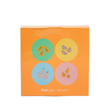 And Nook set van 4 ontbijtbordjes 'Juicy'