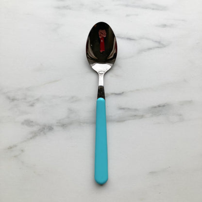 Brio turquoise, ontbijtlepel | 18 cm