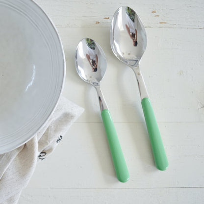 Brio colored cutlery dinner spoon Light green 22 | 19.5 cm