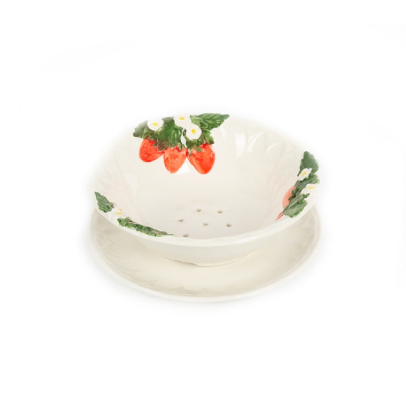 Fruittestje aardbeien rond Ø 16 cm