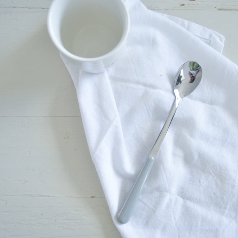 Brio lichtgrijs, lattelepel | 19,5 cm