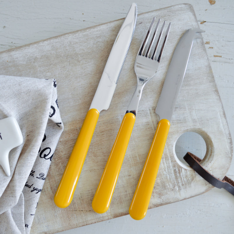 Brio donkergeel, kaasmes | 20 cm | Kleuroptafel