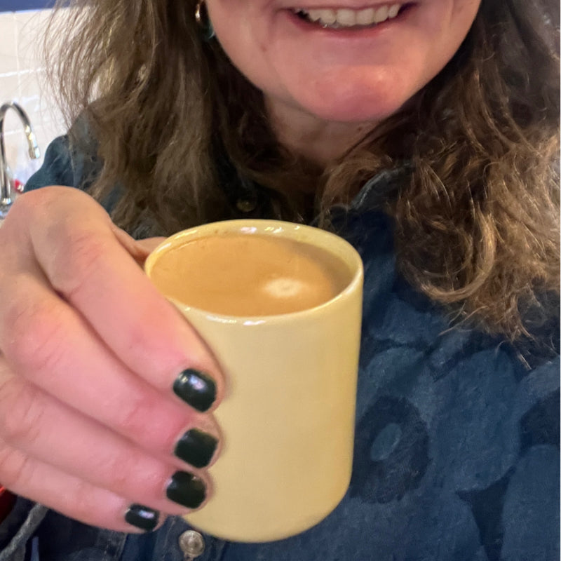 Gresnovo zachtgroen hoog espressokopje (émeraude bleue)