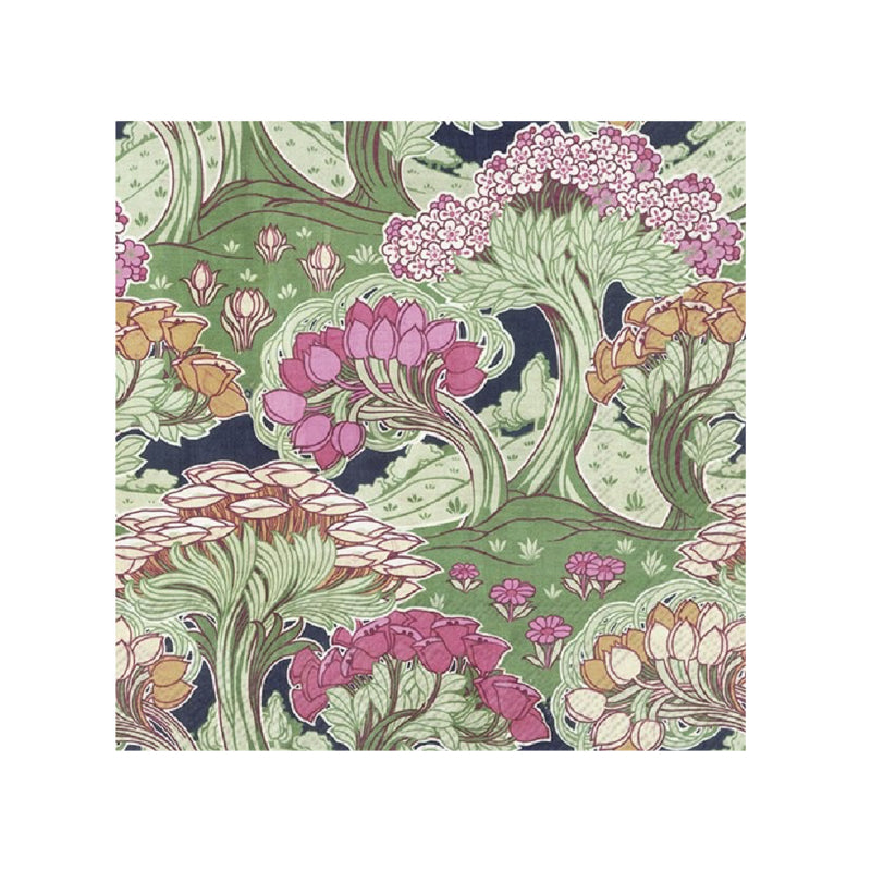 Ihr V & A collection Swirling Trees papieren lunch servetten 33 x 33 cm, 20 stuks