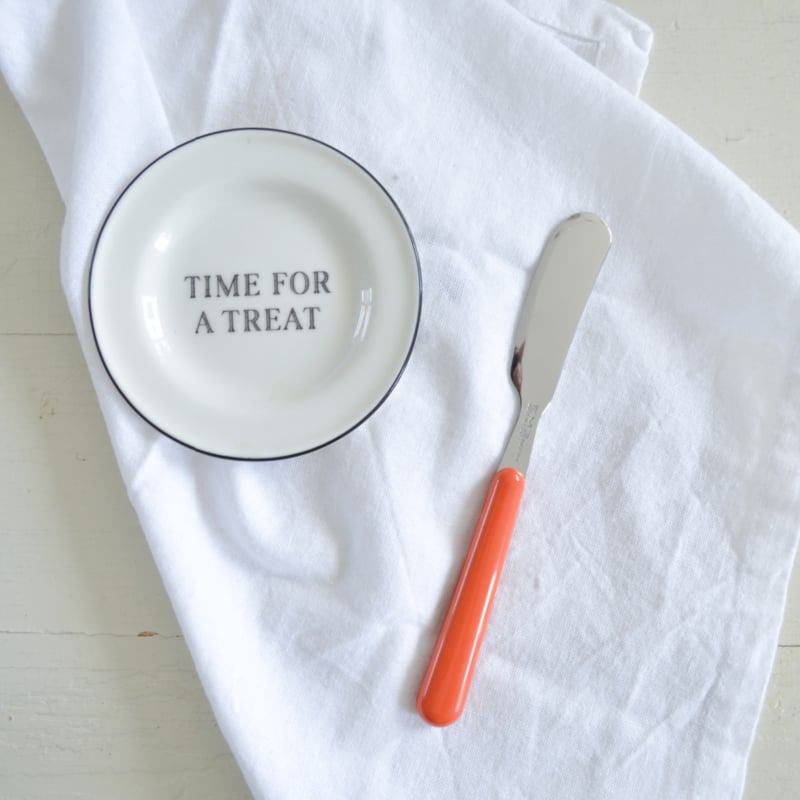 Brio koraal, botermesje | 16 cm