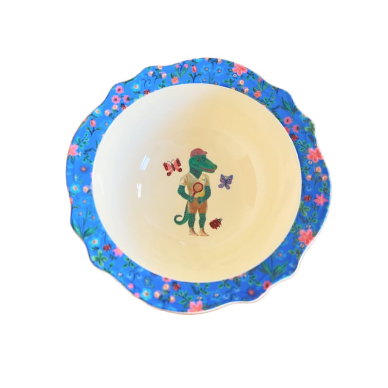 Rice * Nathalie Lété melamine schaaltje krokodil | 14 cm