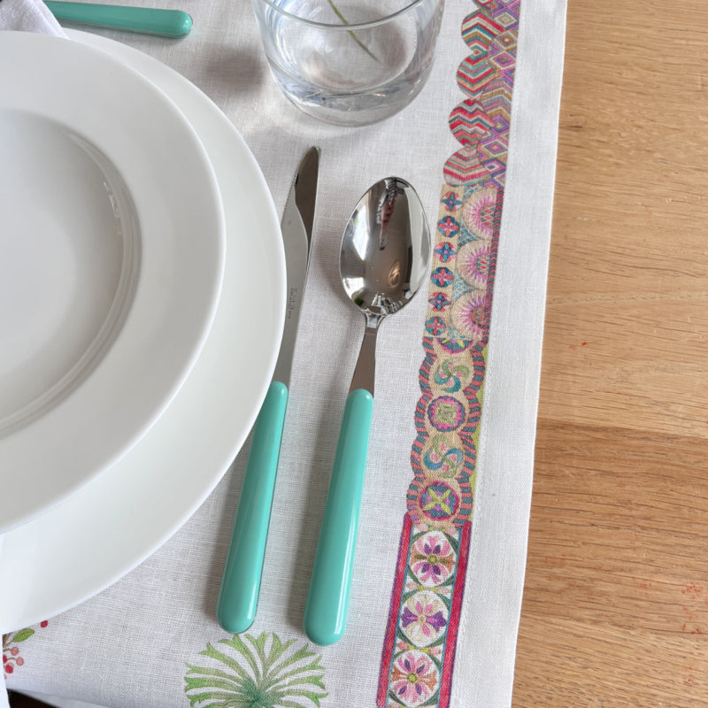 Brio mint, 24-delige bestekset | Kleuroptafel