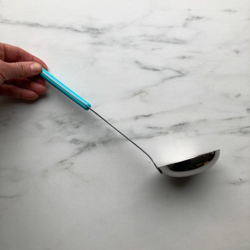 Brio turquoise, soeplepel | 28 cm