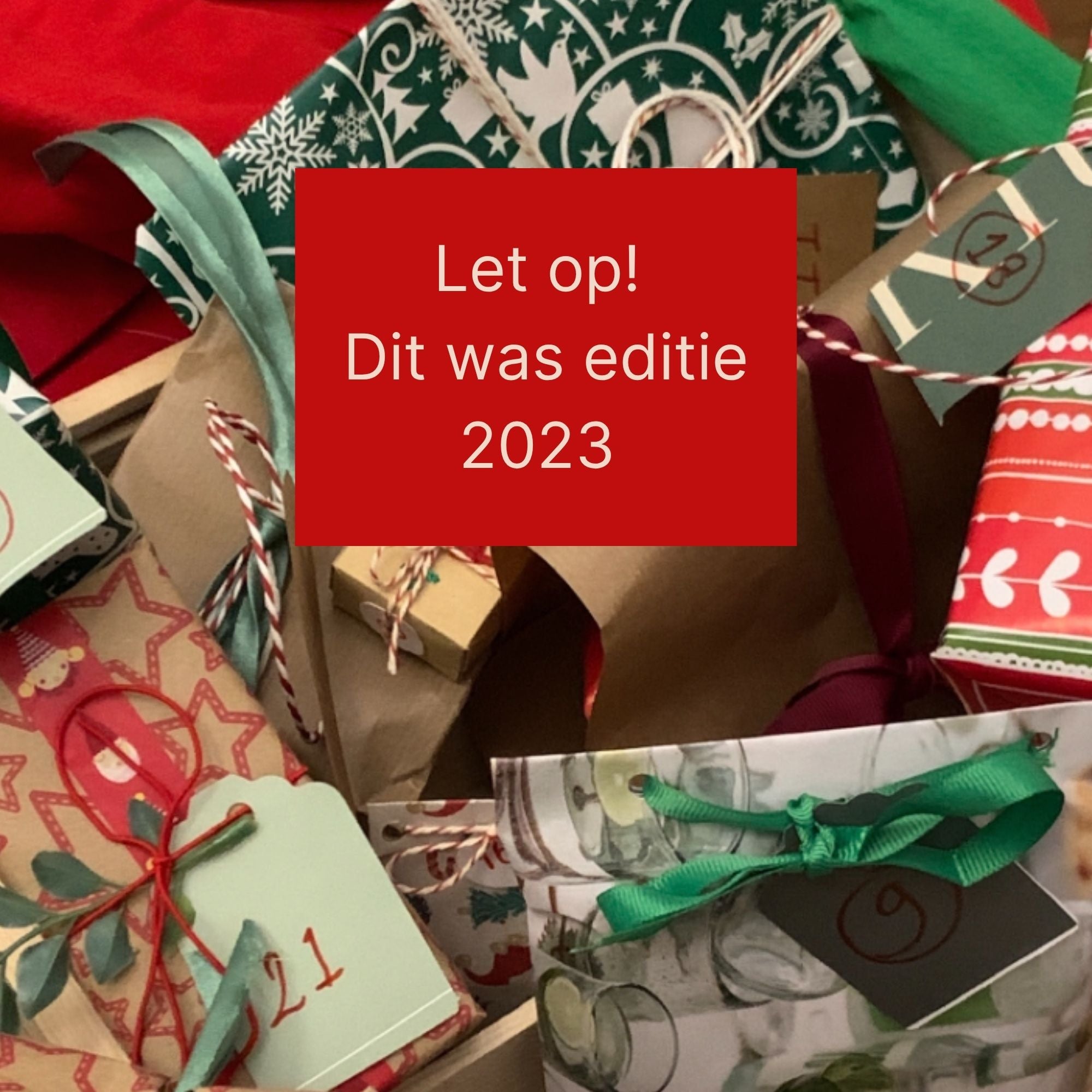 Week 48 geleverd: Kleuroptafel adventkalender 2025, aftellen naar Kerst met 24 cadeautjes