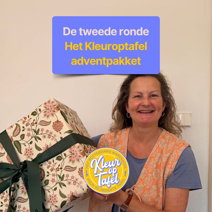 De tweede ronde! Kleuroptafel Adventpakket 2026, aftellen naar Kerst met 12 cadeau's