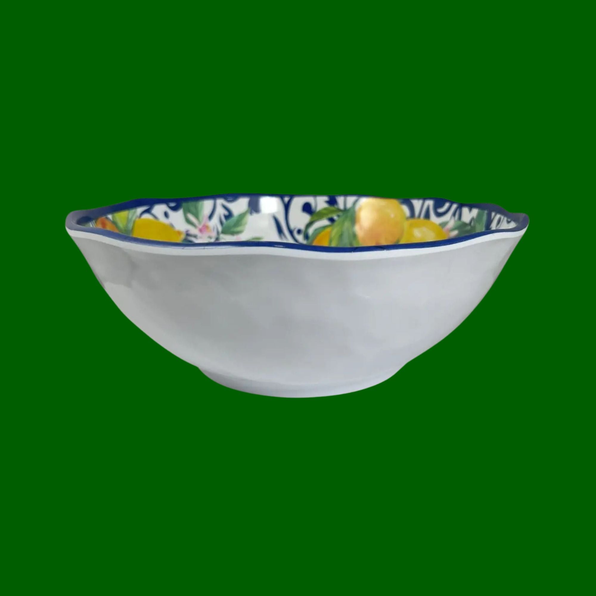 Limoni melamine grote saladeschaal van Arca  | Ø 32x11cm