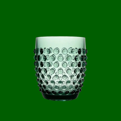 Arca dotted Acryl glas 350 ml, kies uit blauw, groen, turquoise