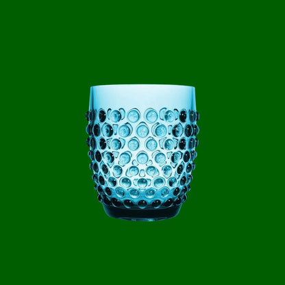Arca dotted Acryl glas 350 ml, kies uit blauw, groen, turquoise
