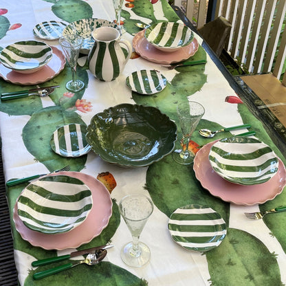 Arcucci Dolce Vita Nastro striped cake plate or side plate Ø 16 cm