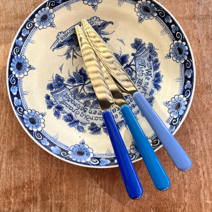 Brio middenblauw, ontbijtlepel | 18 cm