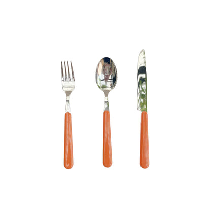 Brio mandarijn ontbijtvork | 18 cm | Kleuroptafel