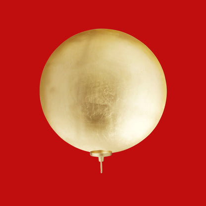 Bungalow gouden XL muurkandelaar rond Ø 47 cm