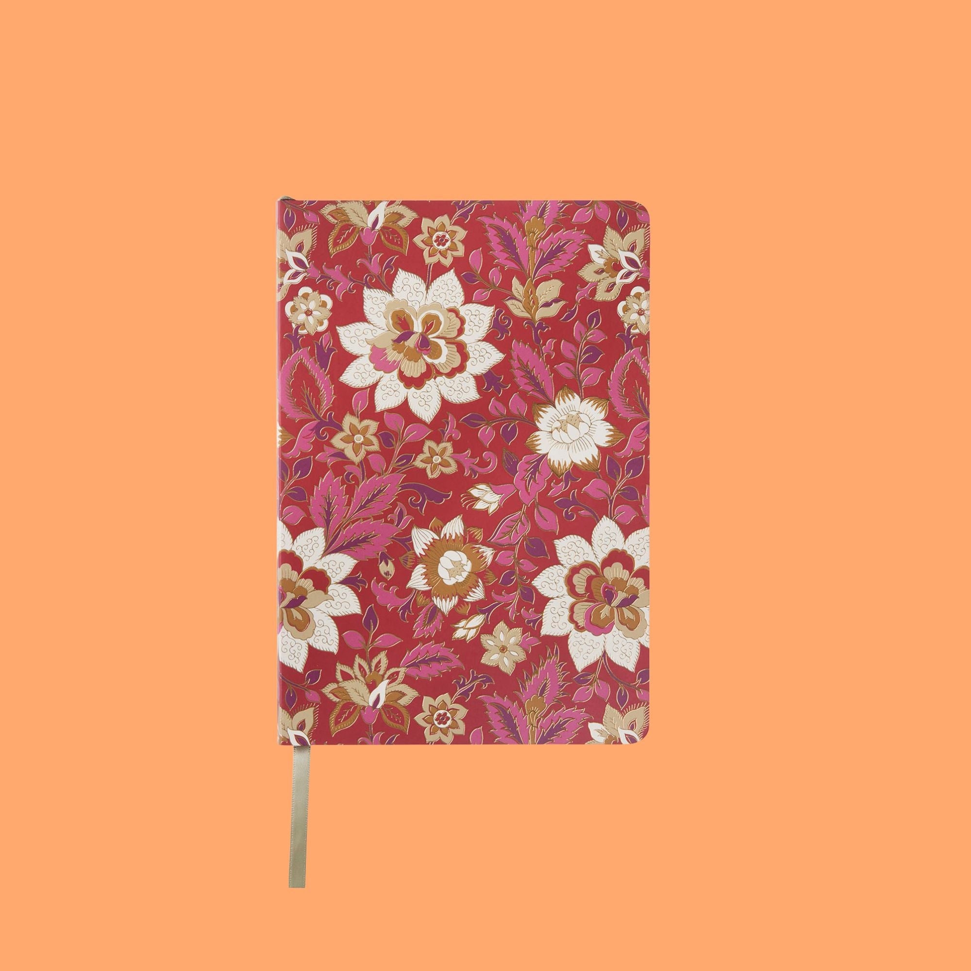 Bungalow notitieboekje Sita Bordeaux gelinieerde pagina's | 14,8 x 21,6 cm